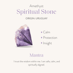 Comfort and Calm - Amethyst Pointer Charm - Che Cose Belle