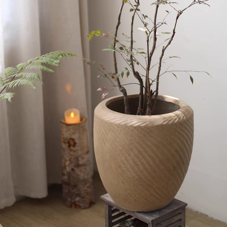Comtemporary Swirl Planter - Che Cose Belle