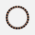 Conscious Awakening - Matte Onyx Mantra Barrel Bracelet - Che Cose Belle