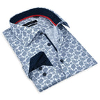 Contrast Collar Button - Up Shirt // Navy - Contemporary Fit - Contrast trimming - final sale - Che Cose Belle
