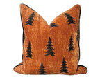 Copper Velvet Christmas Tree Pillow Cover - Che Cose Belle