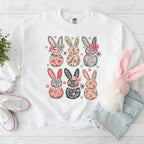 Coquette Easter Bunny Floral Sweatshirts - Che Cose Belle