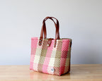 Coral & Gold Handwoven Purse by MexiMexi - Che Cose Belle