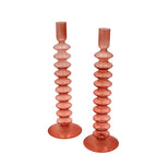 Coraline Peach Candle Holder - Pair - Che Cose Belle