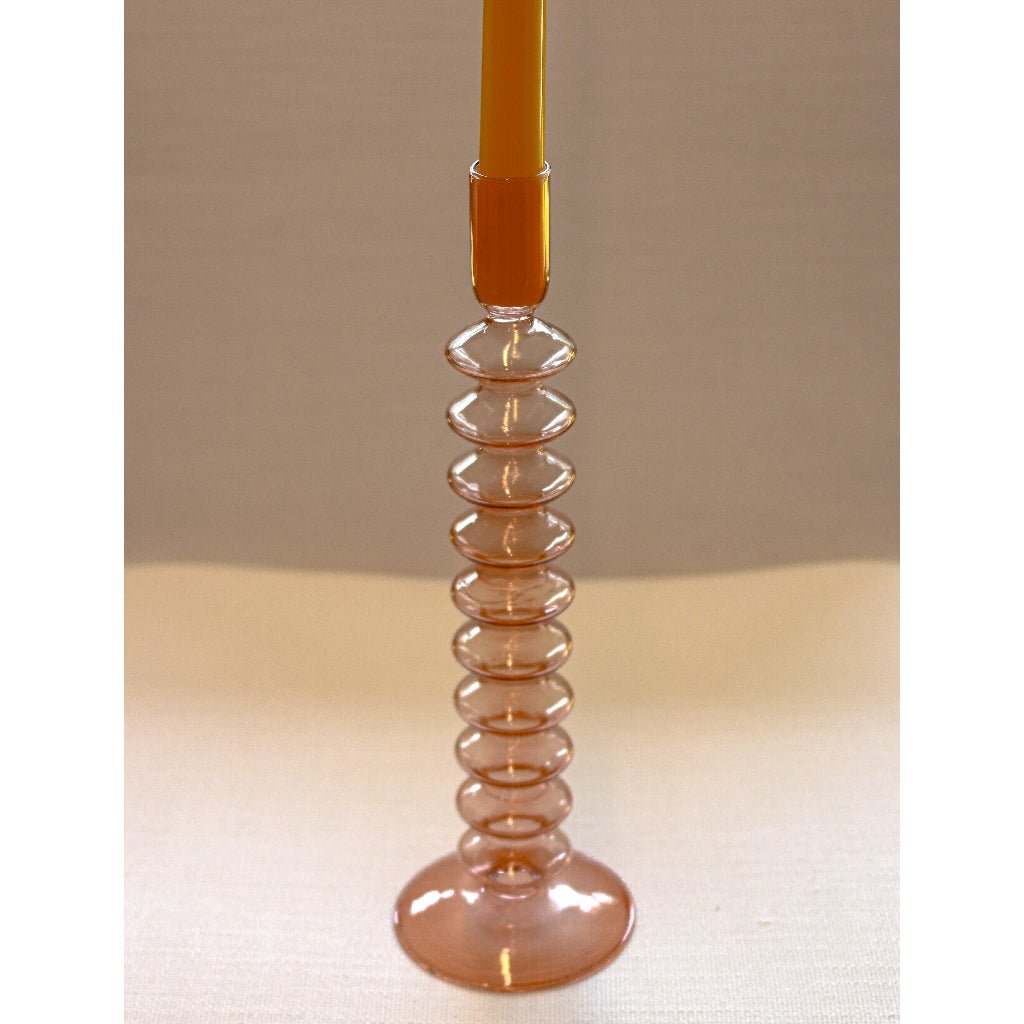 Coraline Peach Candle Holder - Pair - Che Cose Belle