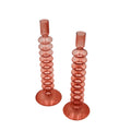 Coraline Peach Candle Holder - Pair - Che Cose Belle