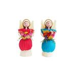 Corn Husk Flower Angel Table Decor - Che Cose Belle
