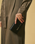 Costanza (black) - Italian calf leather women’s wallet - Che Cose Belle