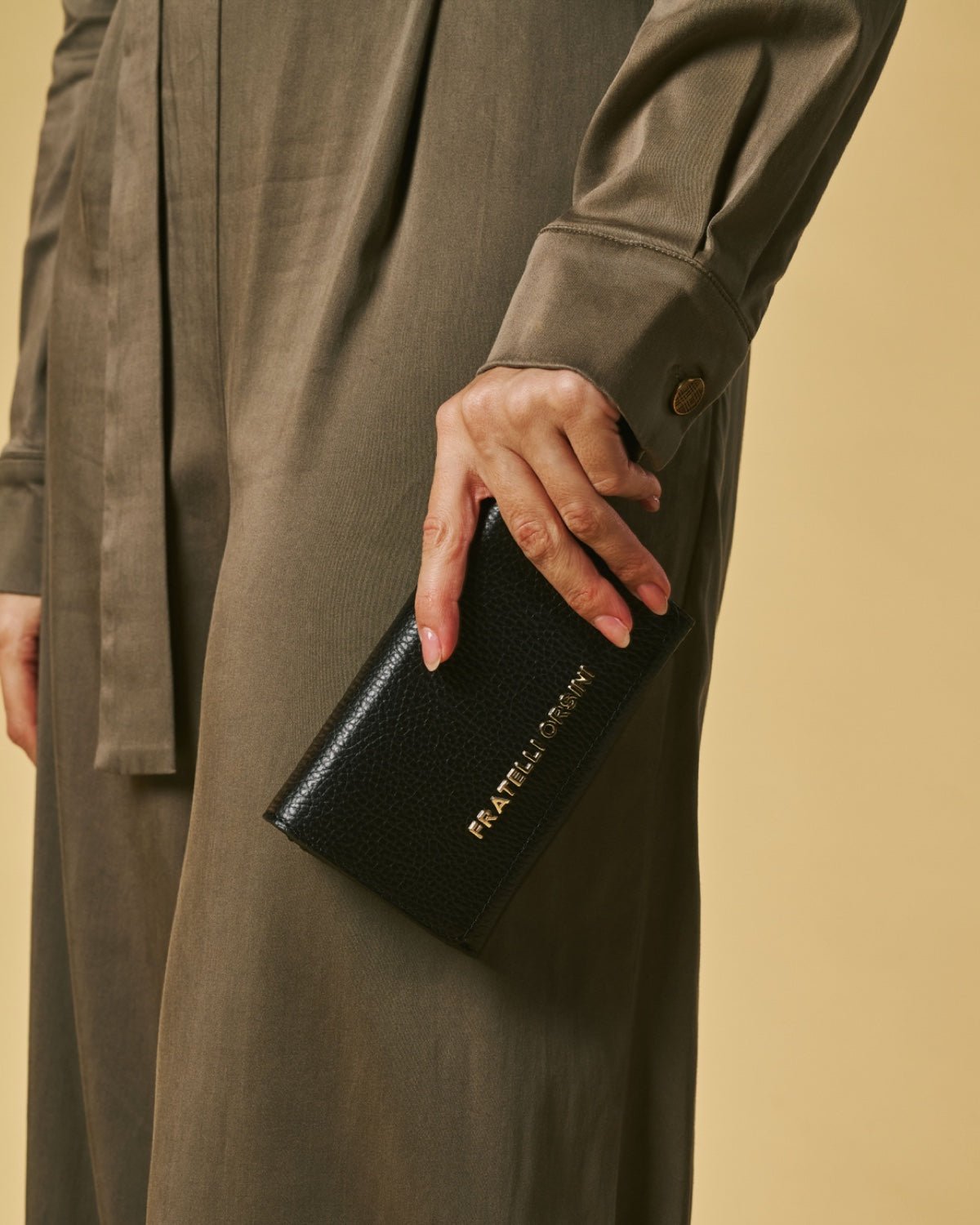 Costanza (black) - Italian calf leather women’s wallet - Che Cose Belle