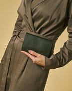 Costanza (green) - Italian calf leather women’s wallet - Che Cose Belle