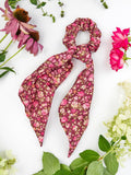 Cottage Rose Scarf Scrunchie - Che Cose Belle