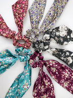 Cottage Rose Scarf Scrunchie - Che Cose Belle