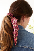 Cottage Rose Scarf Scrunchie - Che Cose Belle