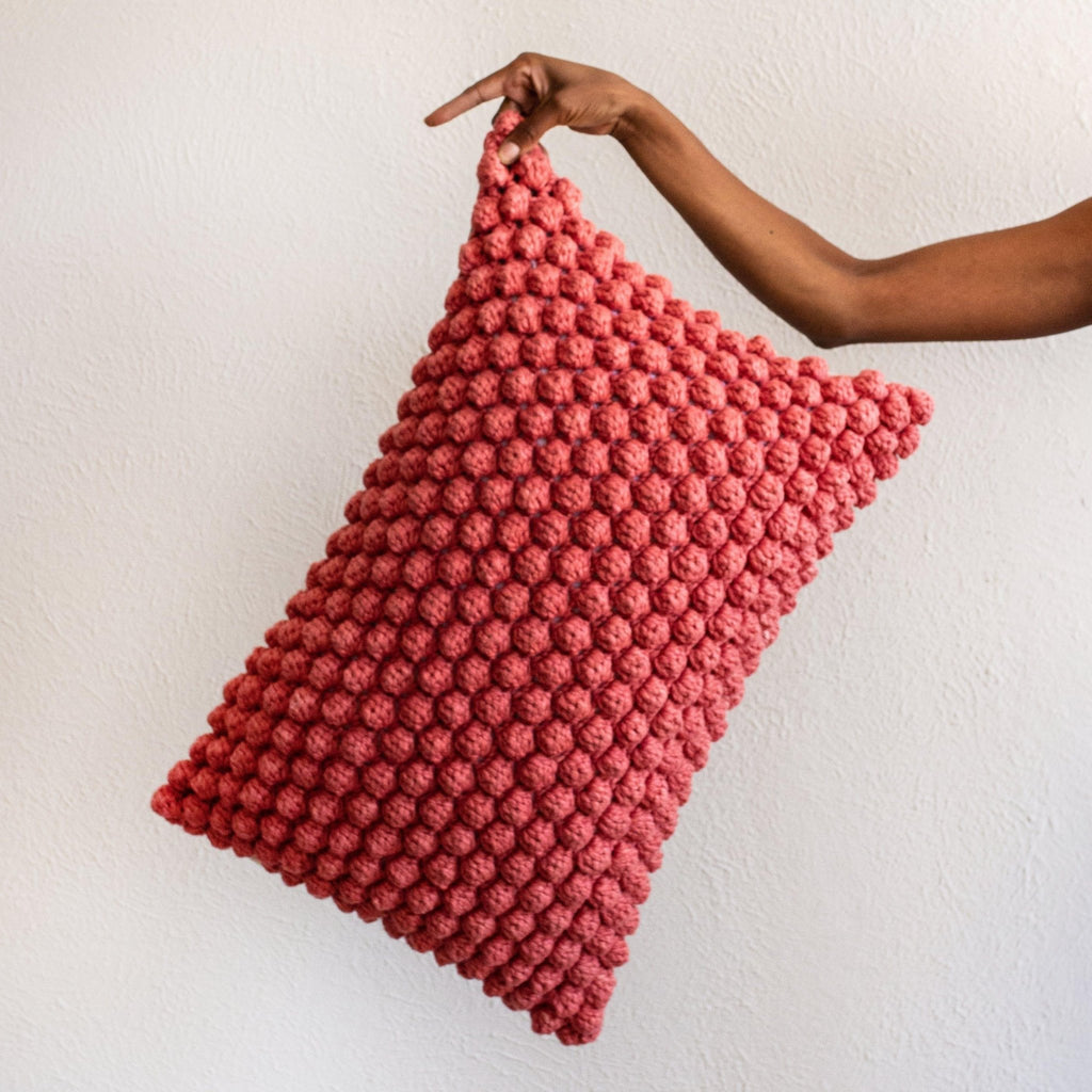 Cotton Bobbles Textured Throw Pillow - Che Cose Belle
