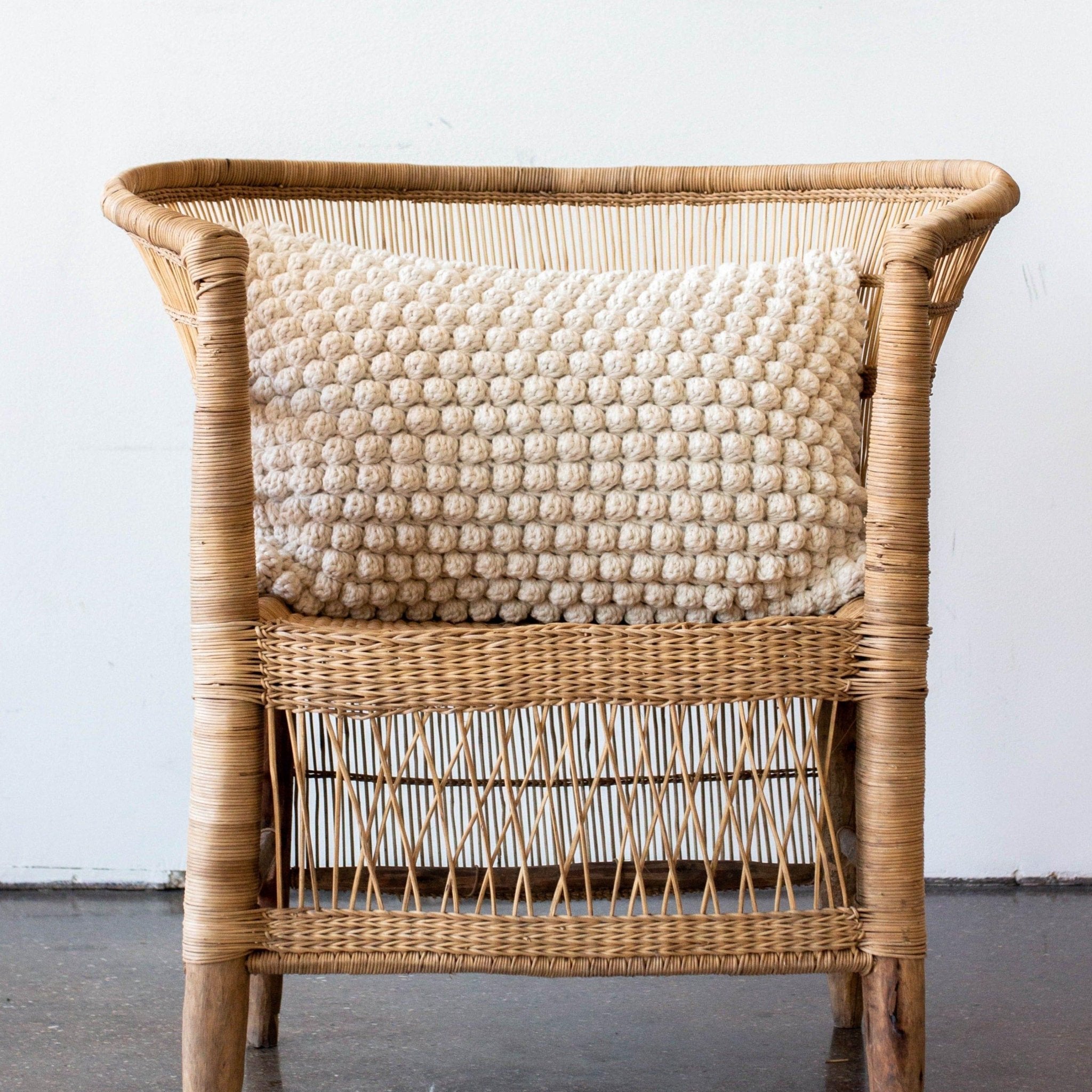 Cotton Bobbles Textured Throw Pillow - Che Cose Belle