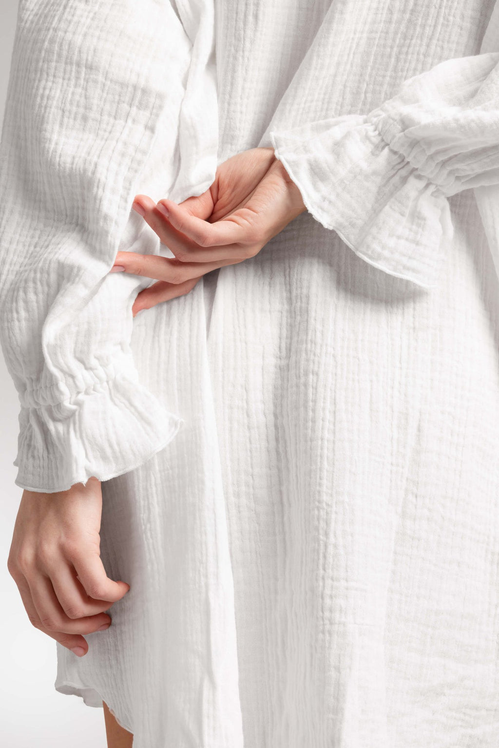 Cotton Breeze Long-Sleeved Chemise - Che Cose Belle