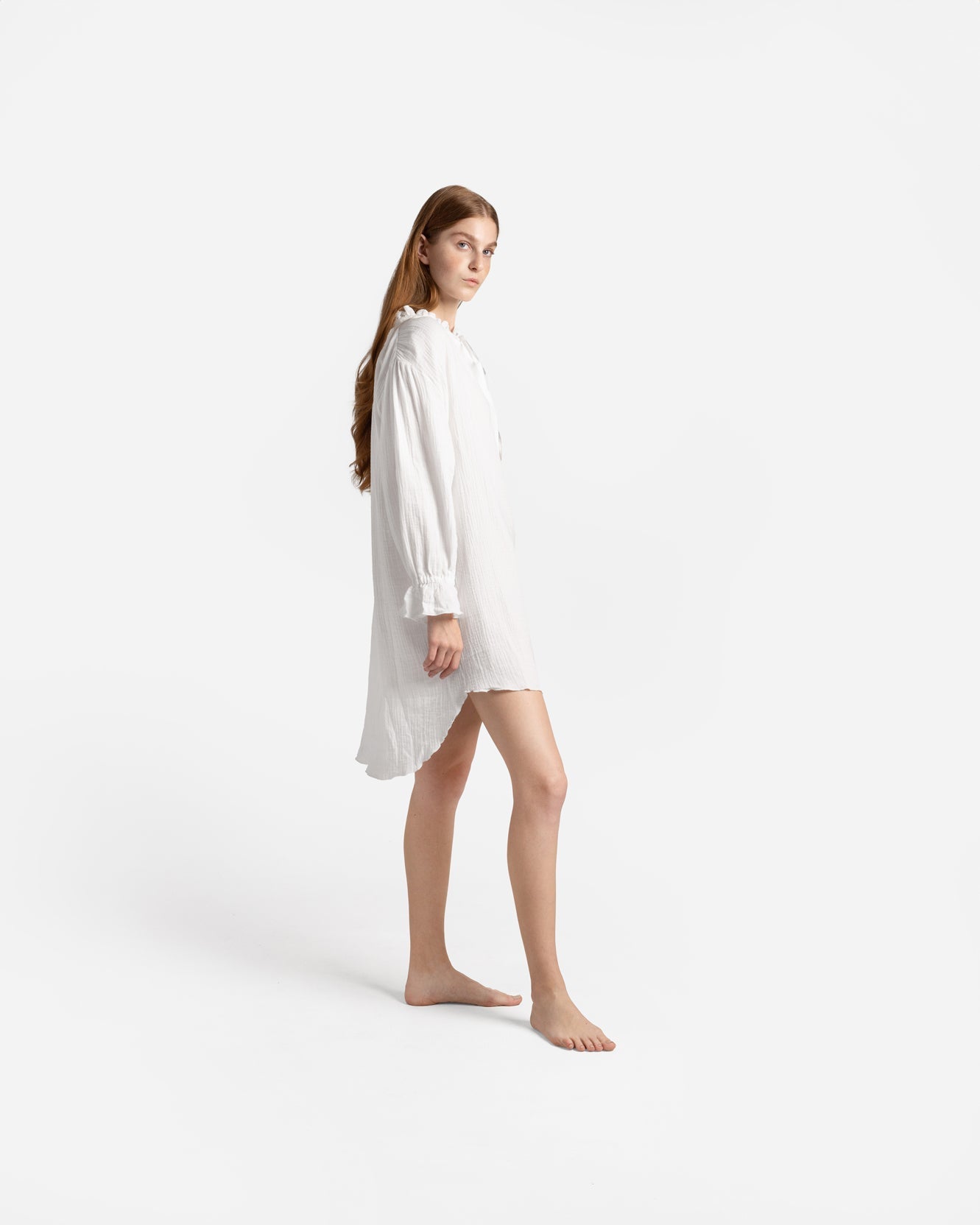 Cotton Breeze Long-Sleeved Chemise - Che Cose Belle