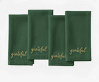 Grateful Embroidered Napkins