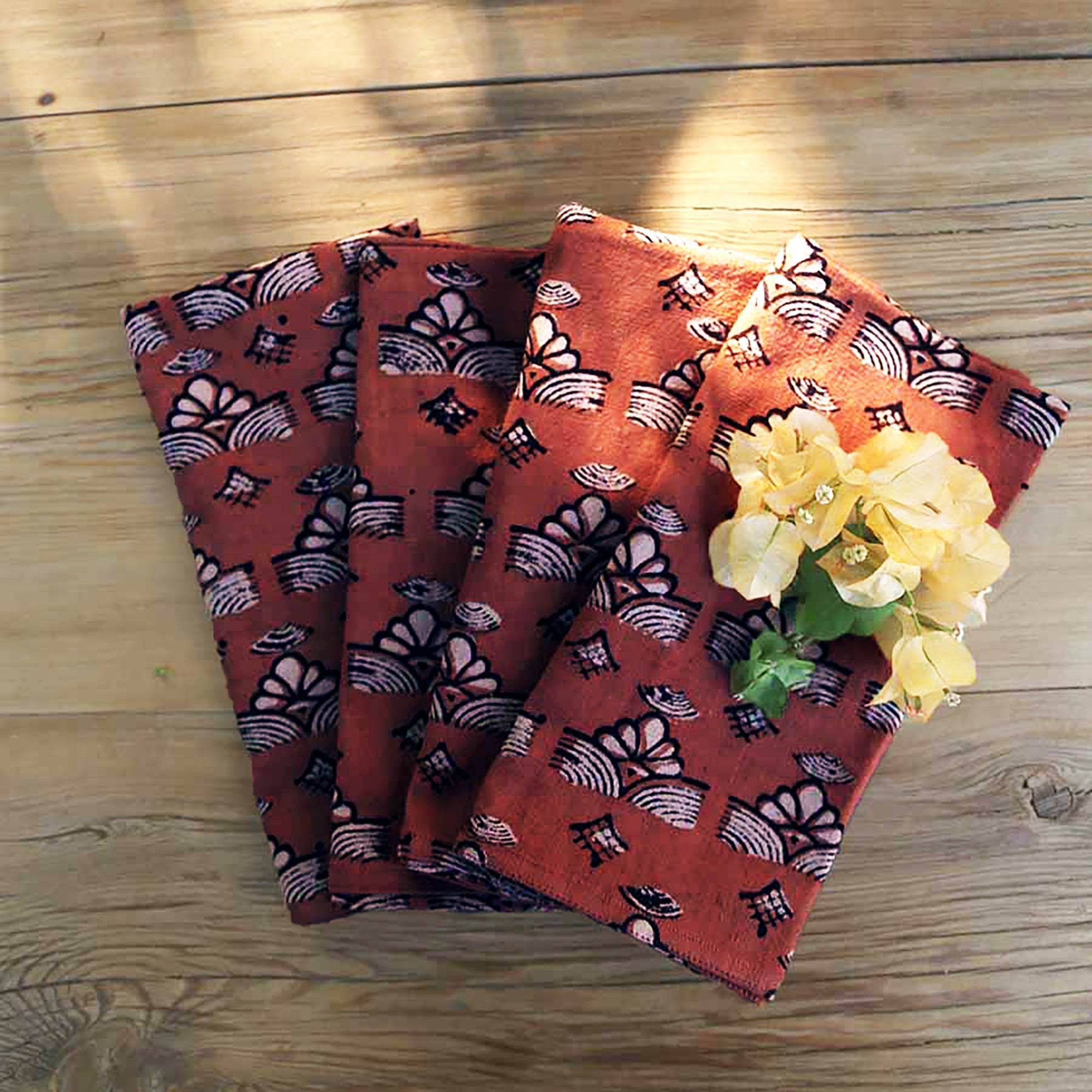 Cotton Dining Napkins (Set of 4) - Topha - Che Cose Belle