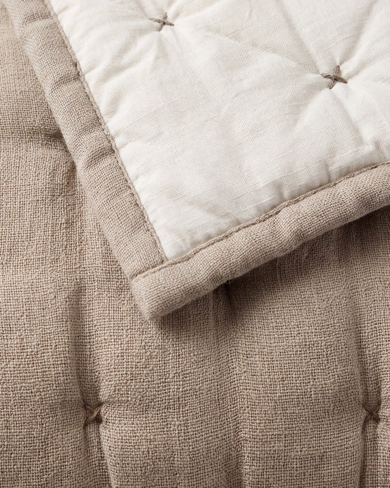 Cotton Mist Stitched Quilt - Che Cose Belle