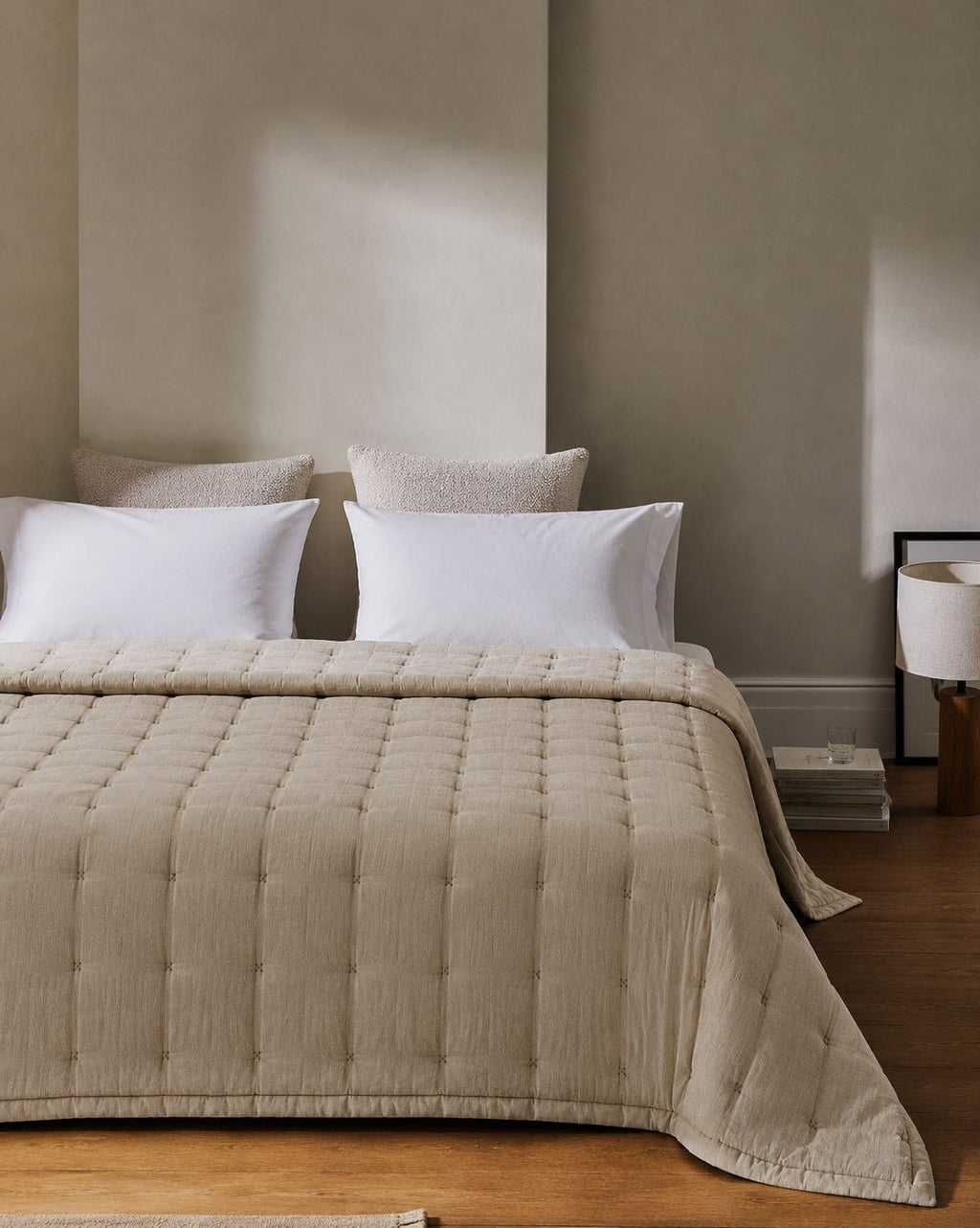 Cotton Mist Stitched Quilt - Che Cose Belle