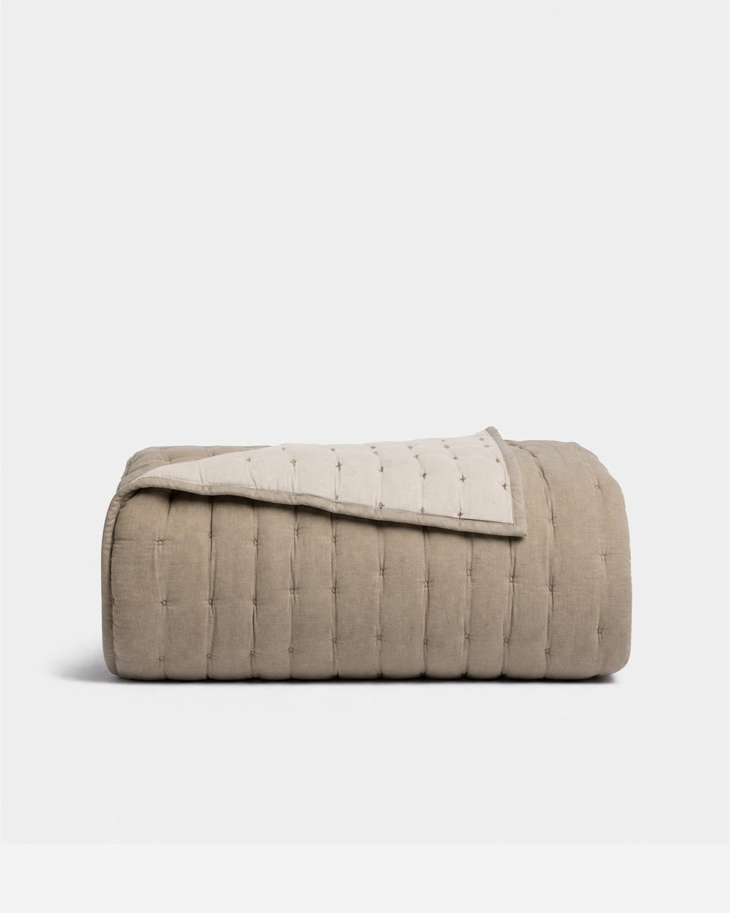 Cotton Mist Stitched Quilt - Che Cose Belle