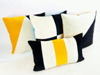 COTTON VELVET PILLOW COVER - B&W CHECKERBOARD - Che Cose Belle