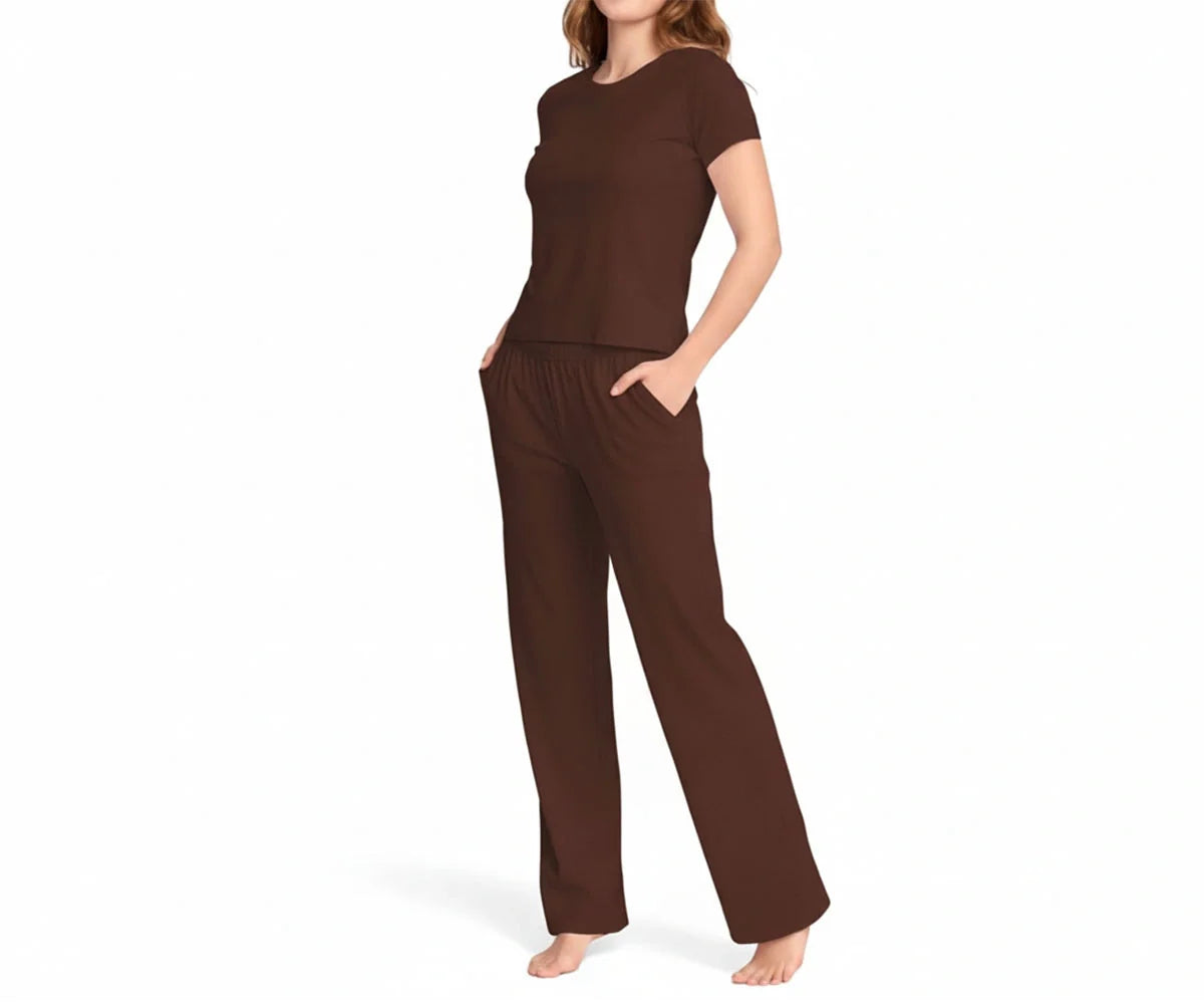 Cotton Pajama Set- Women's