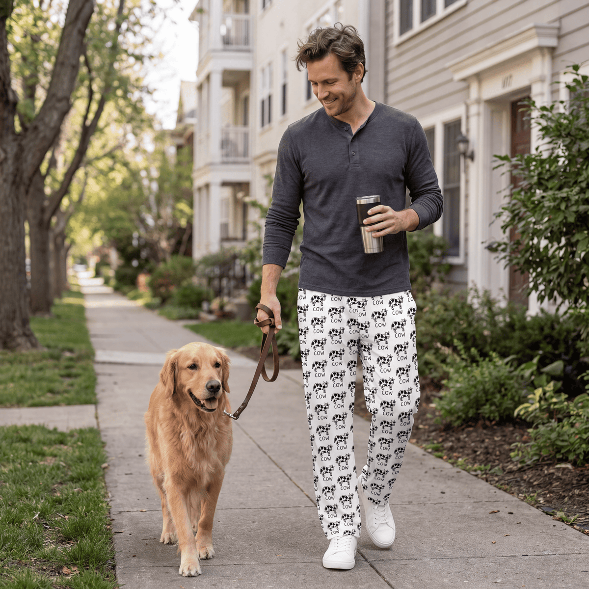 Cow - Cotton Lounge Pants - Che Cose Belle