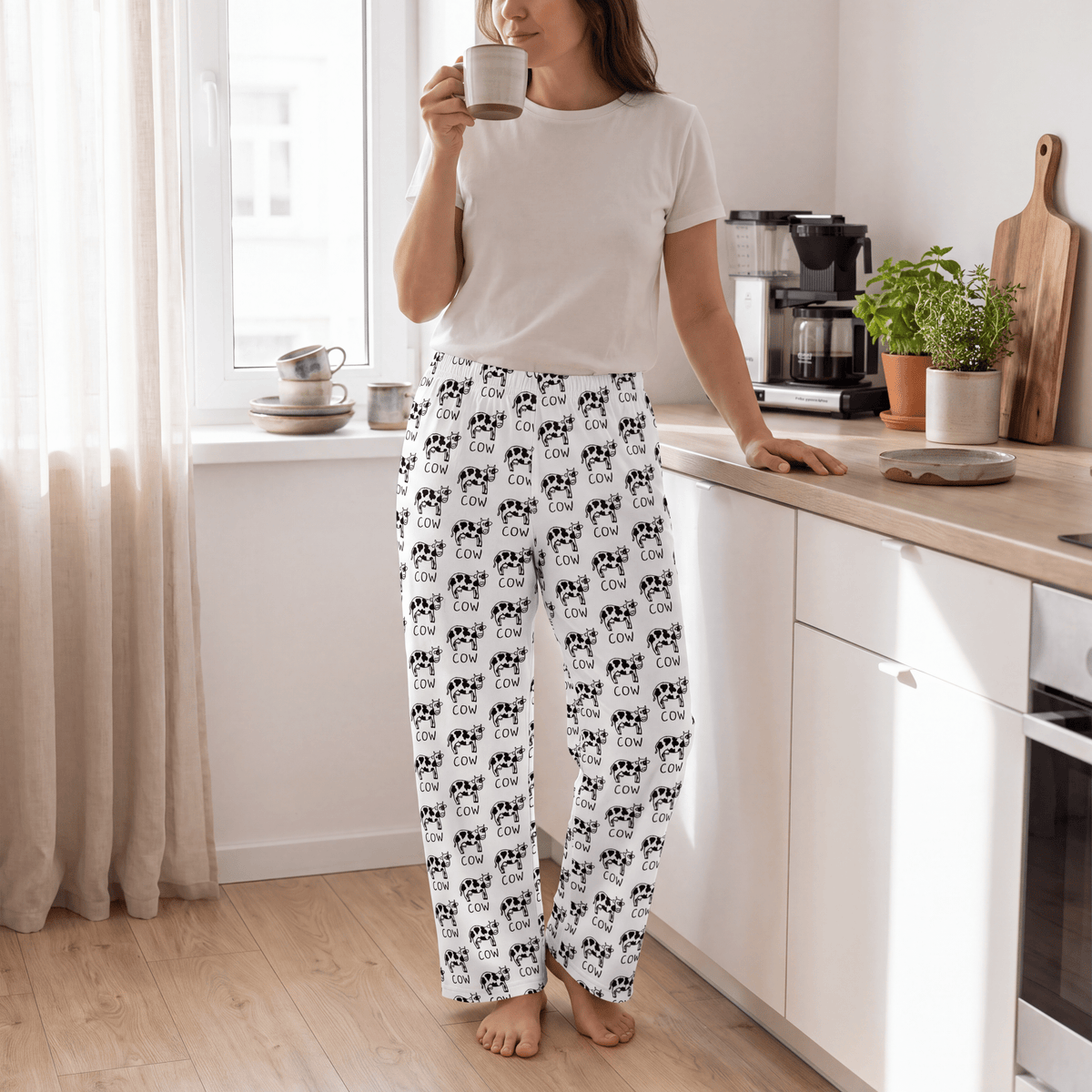 Cow - Cotton Lounge Pants - Che Cose Belle