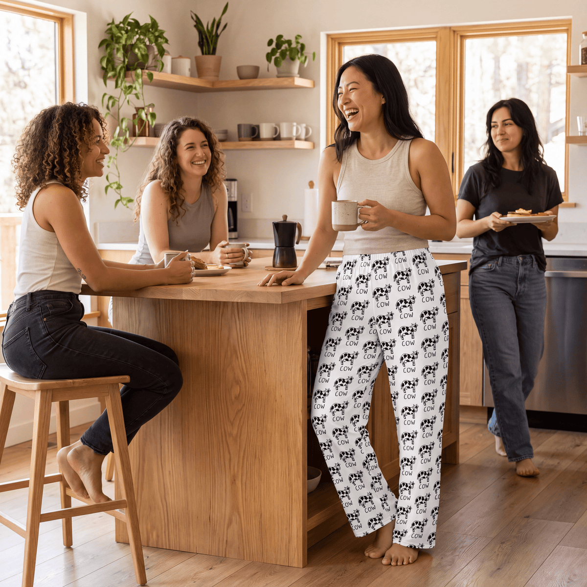 Cow - Cotton Lounge Pants - Che Cose Belle