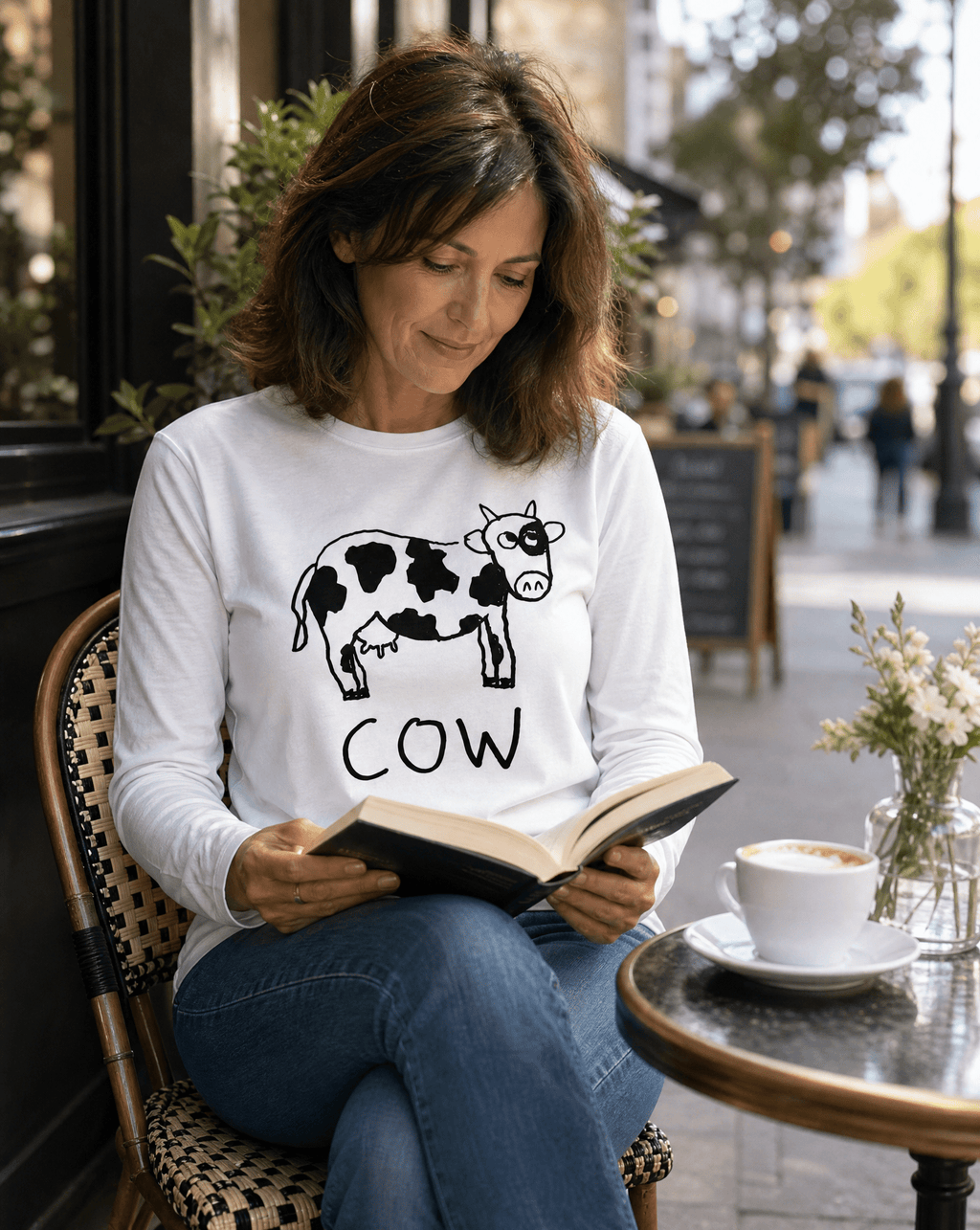 Cow - Long Sleeve Tee - Che Cose Belle