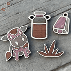 Cow Wood Magnet Set - Che Cose Belle