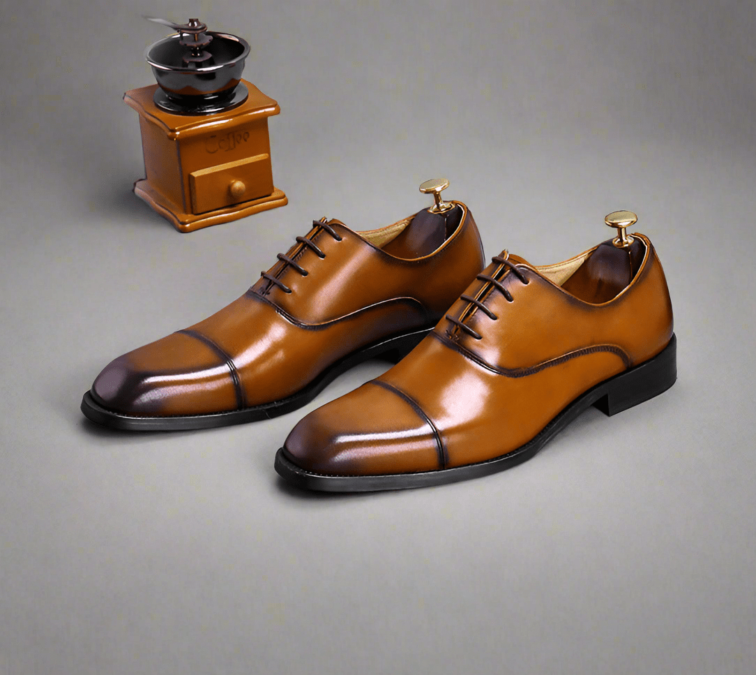 Cowhide Dress Shoes Business Men's - Che Cose Belle