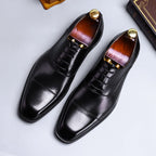 Cowhide Dress Shoes Business Men's - Che Cose Belle