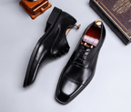 Cowhide Dress Shoes Business Men's - Che Cose Belle
