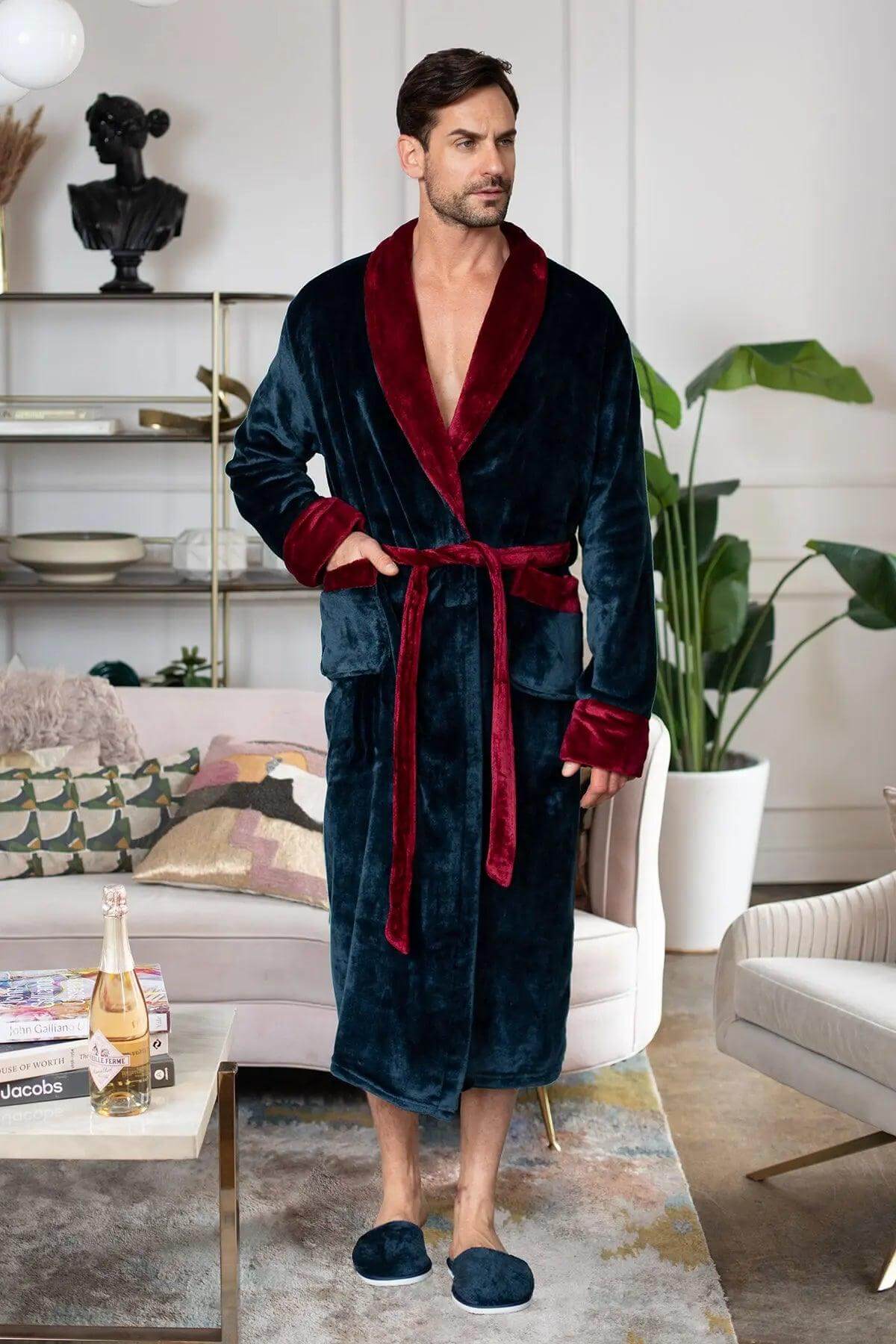 Cozy Mens Plush Robes – Built for Comfort, Designed to Last - Che Cose Belle
