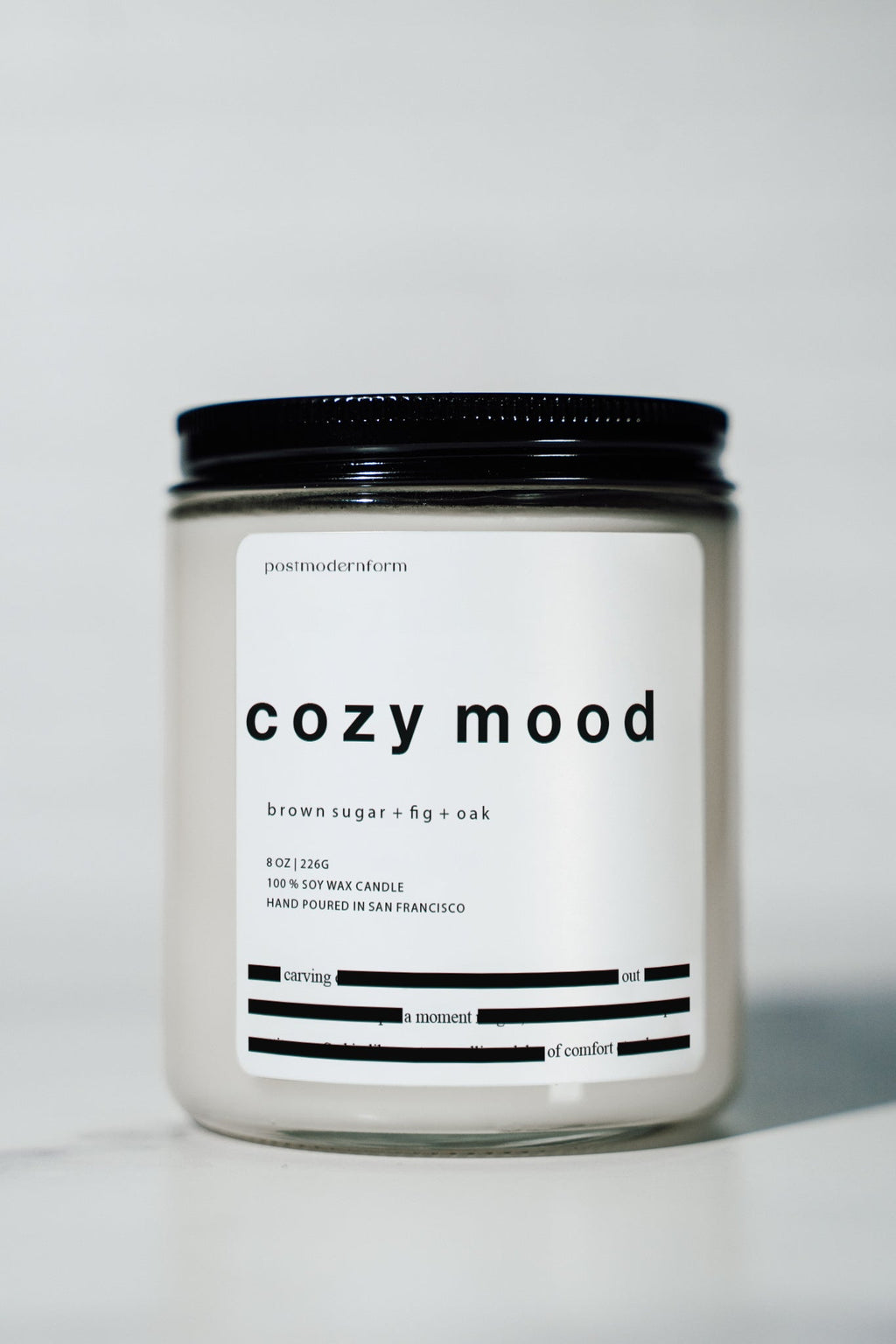 cozy mood / brown sugar + fig + oak candle - Che Cose Belle