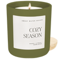 Cozy Season Soy Candle - Olive Matte Jar - 15 oz - Che Cose Belle