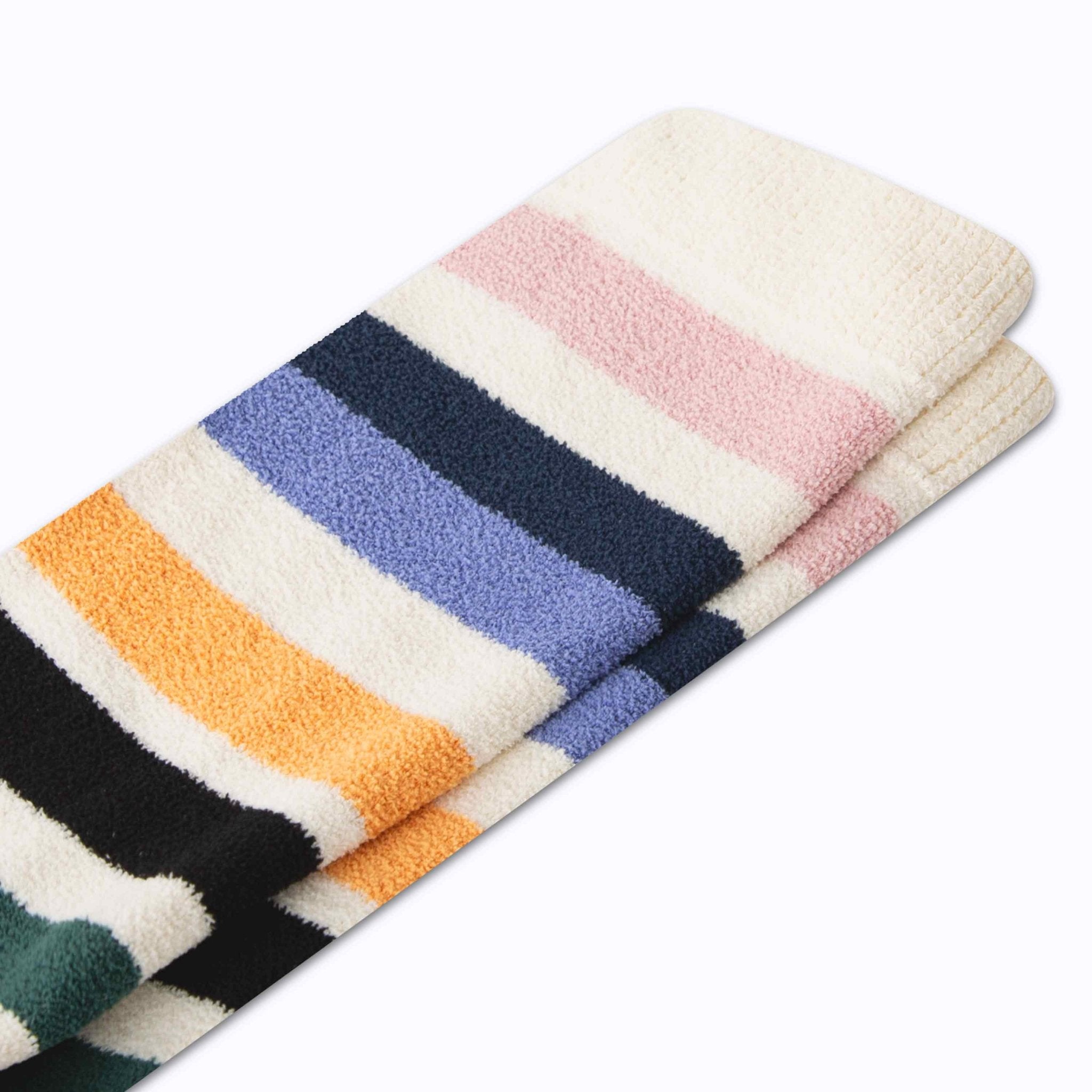 CozyGrip Compression Slipper Socks - Denim/Pink - Che Cose Belle