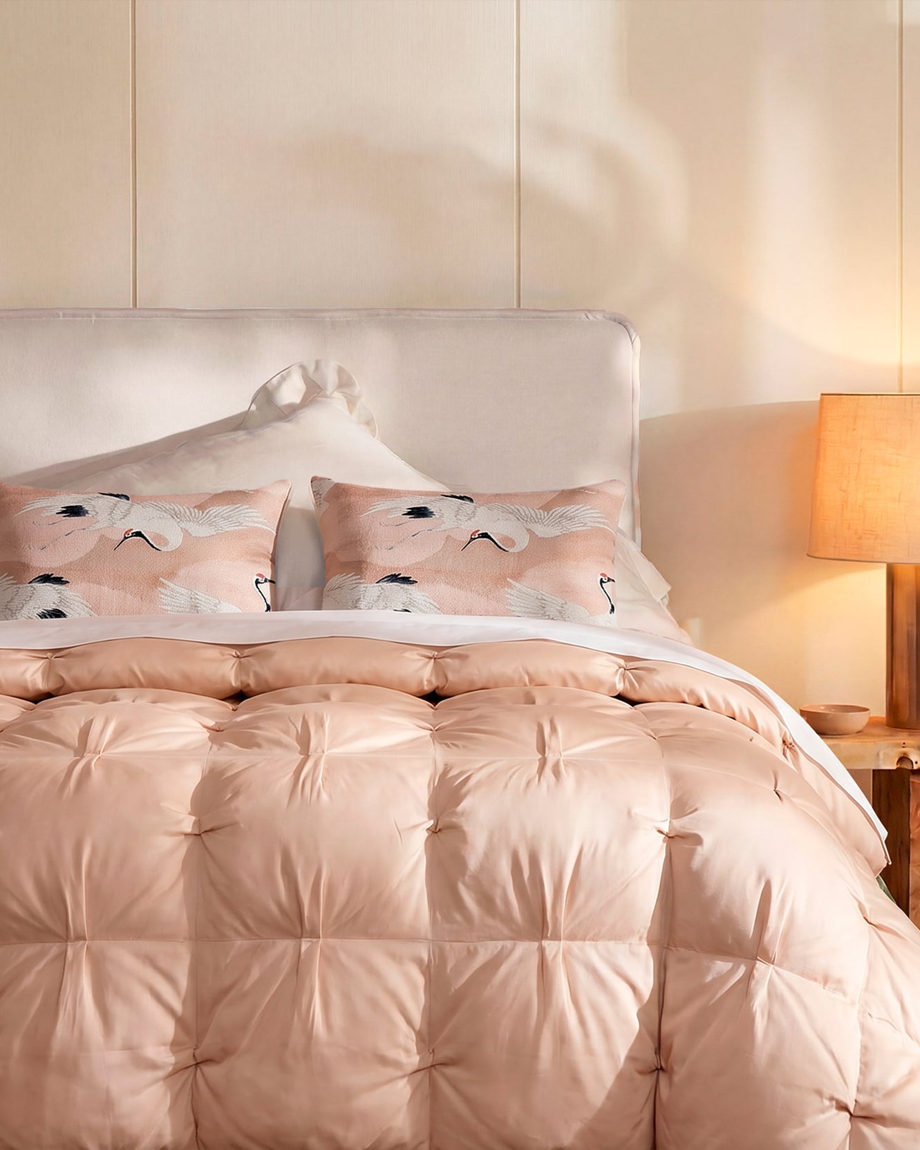Crane in the Clouds Small Lumbar Pillow - Che Cose Belle