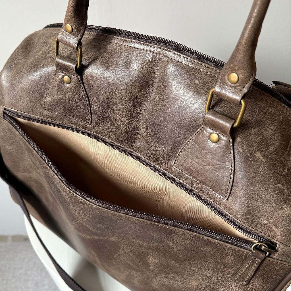 Crazy Horse Leather Weekender Travel Bag - Che Cose Belle