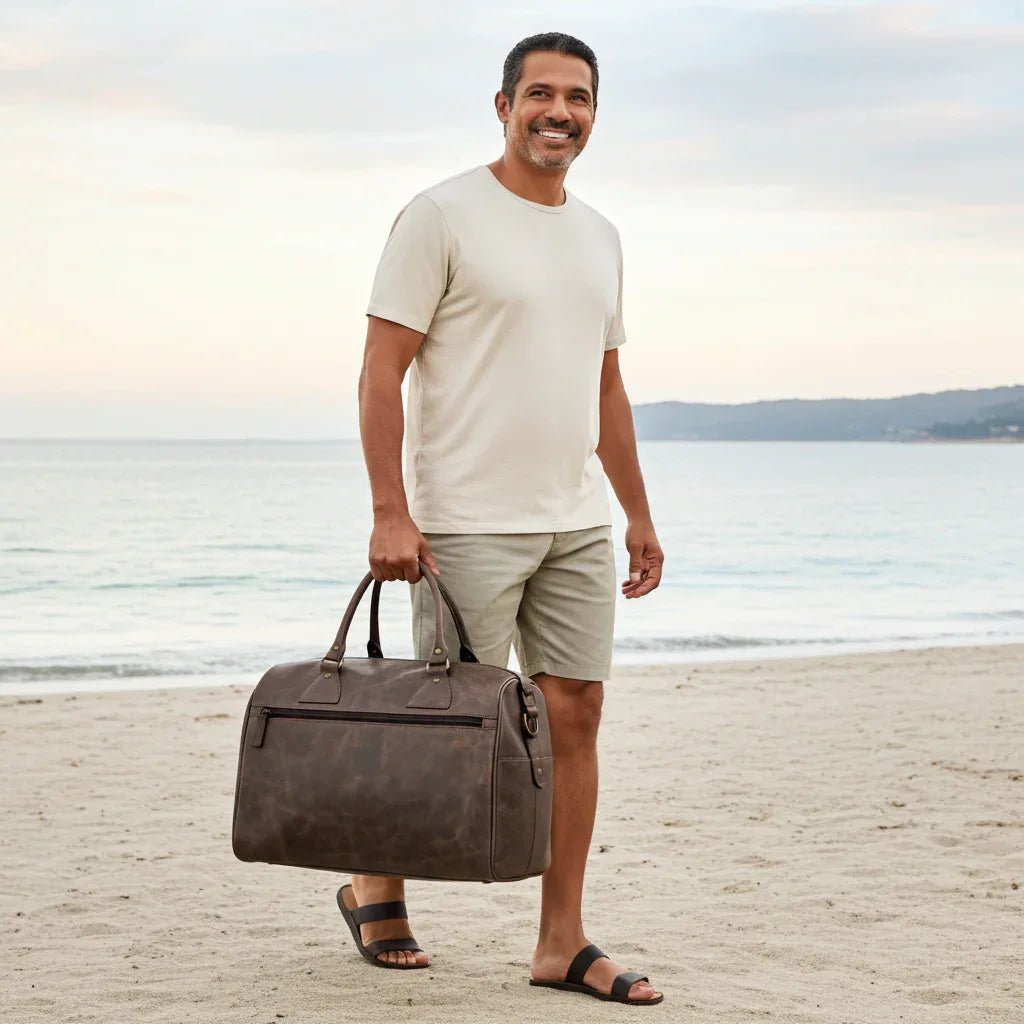Crazy Horse Leather Weekender Travel Bag - Che Cose Belle