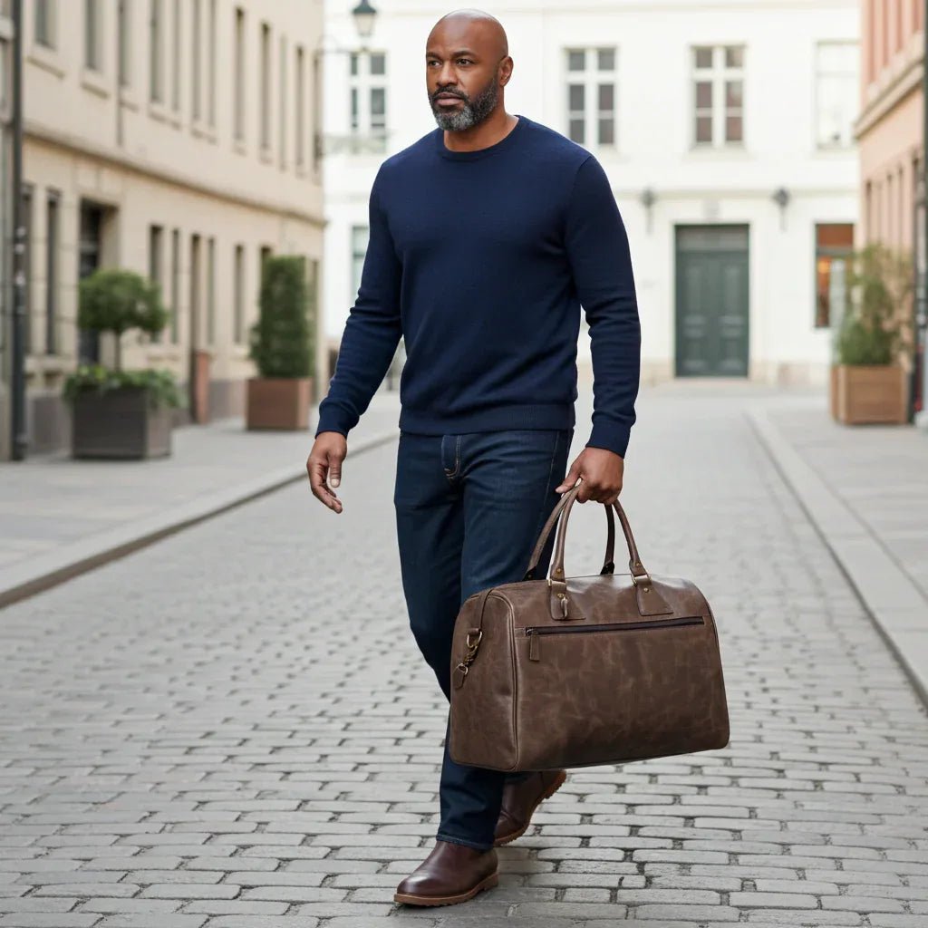 Crazy Horse Leather Weekender Travel Bag - Che Cose Belle