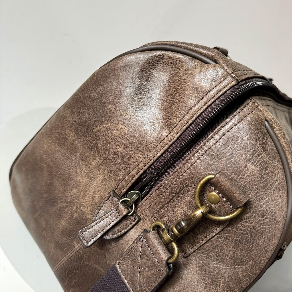 Crazy Horse Leather Weekender Travel Bag - Che Cose Belle