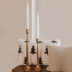 Cream Tree Taper Candles - Set of 2 - Che Cose Belle