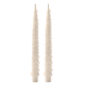 Cream Tree Taper Candles - Set of 2 - Che Cose Belle