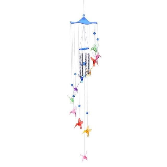 Creative Lucky Humming Bird Mobile Hanging Wind Chimes Bells Ornaments Hanging Gifts Dream-catcher Pendant Wall Home Car Decor Garden Wedding Window Decoration - Che Cose Belle
