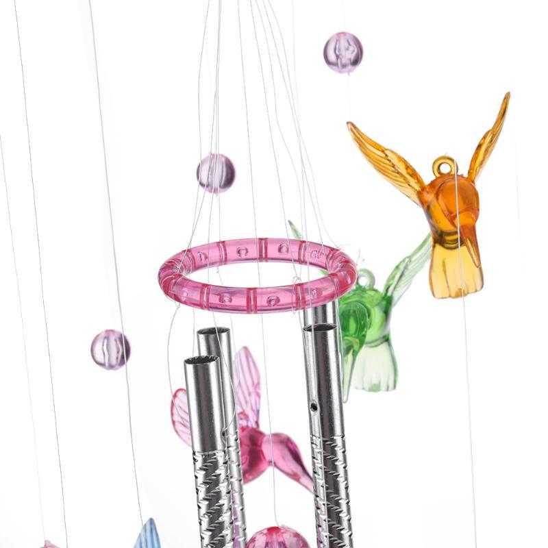 Creative Lucky Humming Bird Mobile Hanging Wind Chimes Bells Ornaments Hanging Gifts Dream-catcher Pendant Wall Home Car Decor Garden Wedding Window Decoration - Che Cose Belle