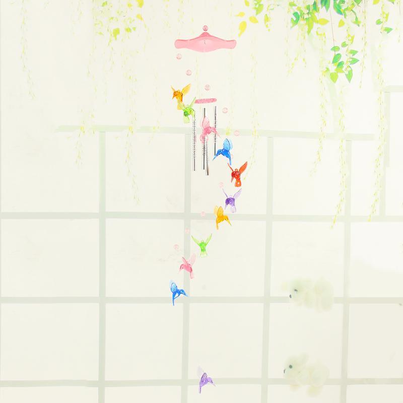 Creative Lucky Humming Bird Mobile Hanging Wind Chimes Bells Ornaments Hanging Gifts Dream-catcher Pendant Wall Home Car Decor Garden Wedding Window Decoration - Che Cose Belle